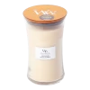 Woodwick Vanilla Bean Large Candle - Geurkaars -Woondecoratie Kortingen woodwick vanilla bean large candle geurskaars 1