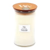 Woodwick White Tea & Jasmine Large Candle - Geurkaars -Woondecoratie Kortingen woodwick white tea jasmine xl candle geurskaars 1 4